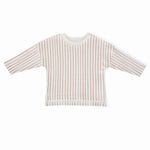 Pehr-Dropped Shoulder Long Sleeve Toddler Top-Stripes Away Peony-1