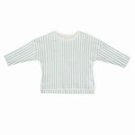 Pehr-Dropped Shoulder Long Sleeve Toddler Top-Stripes Away Sea-1