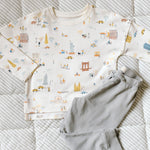 Pehr-Dropped Shoulder Long Sleeve Toddler Top-Explore New York-4