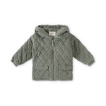 Corduroy Kids Quilted Jacket Jacket Pehr Canada Sage 6 - 7 T 