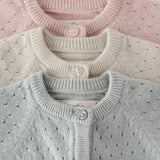 Pehr-Dotty Knit Sweater-Natural-Newborn-4