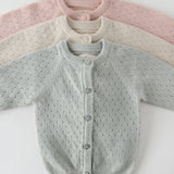 Pehr-Dotty Knit Sweater-Soft Peony-Baby-3