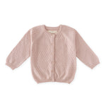 Pehr-Pointelle Knit Sweater-Soft Peony-Baby-1