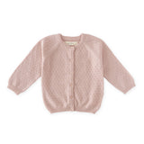 Pehr-Pointelle Knit Sweater-Soft Peony-Baby-1