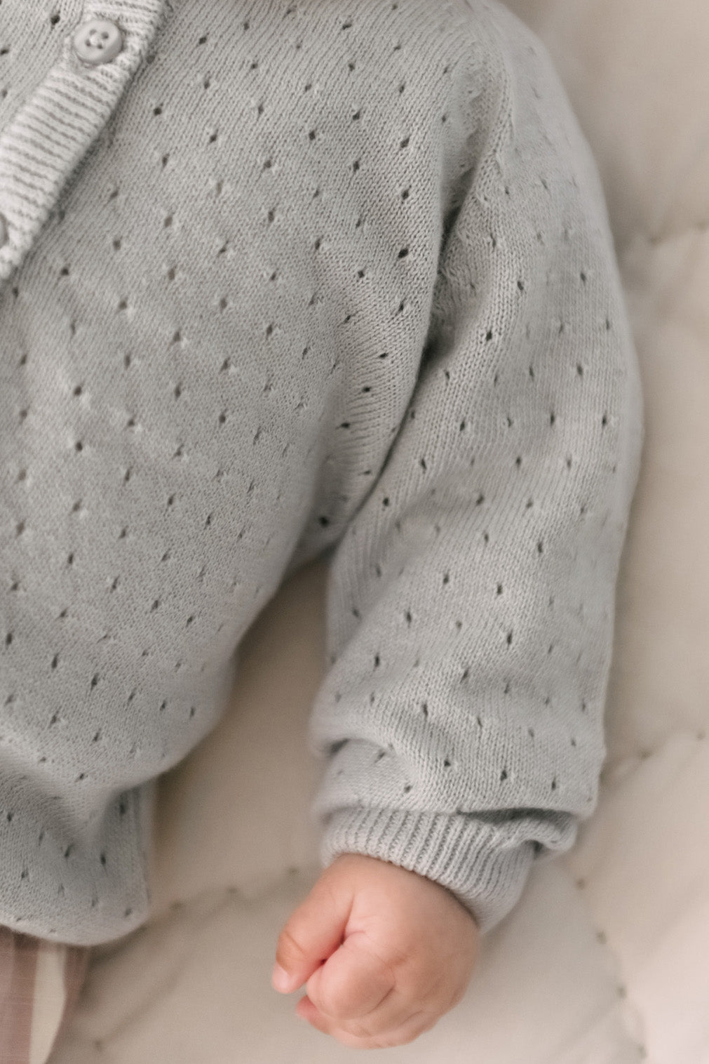 Pehr-Dotty Knit Sweater-Soft Sea-Newborn-4