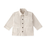 Pehr-Vintage Twill Chore Jacket-Natural-1