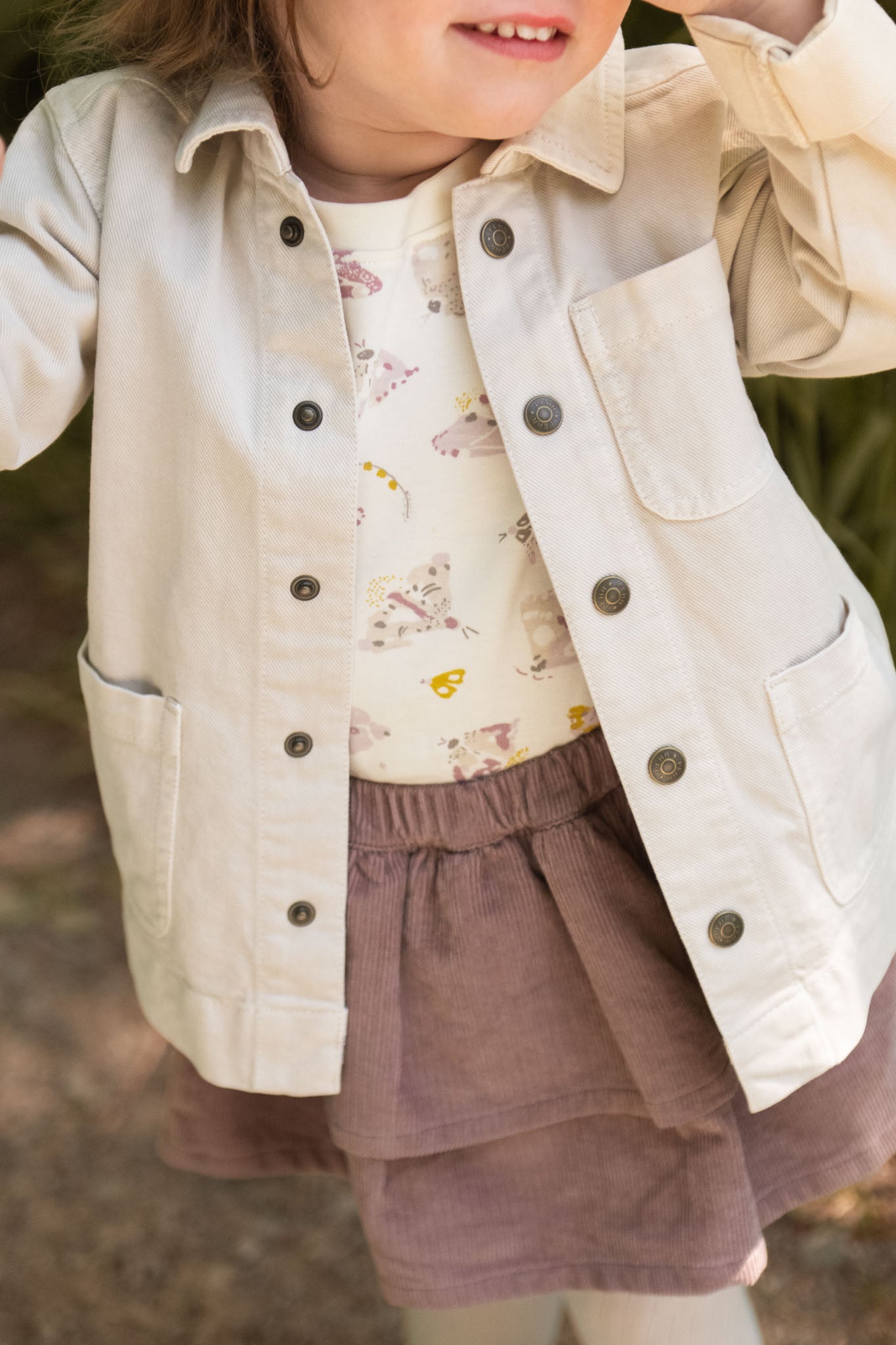 Pehr-Vintage Twill Chore Jacket-Natural-2