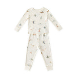 Pehr-Ribbed Toddler Pajama-Zodiac-1