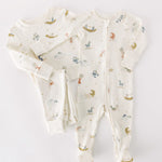 Pehr-Ribbed Toddler Pajama-Zodiac-5