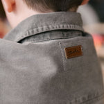 Pehr-Vintage Twill Chore Jacket-Charcoal-4