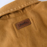 Pehr-Vintage Twill Chore Jacket-Caramel-5