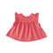 Pehr-Garment Dye Ruffle T-Shirt-Raspberry-1