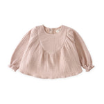 pehr-muslin gauze twirl top-fawn-toddler-1