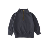 Pehr-French Terry 1/4 Zip-Ink Blue-1