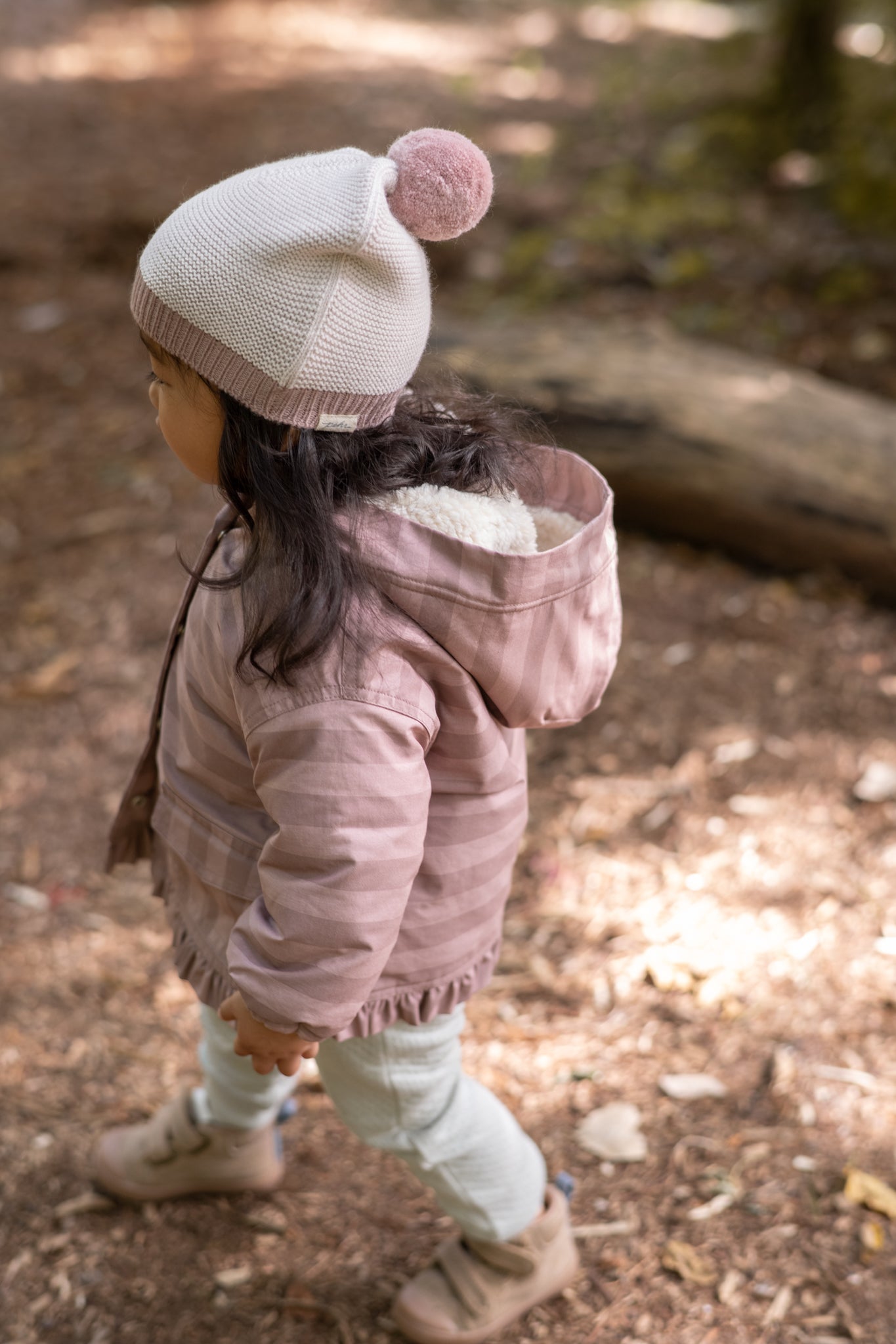 Pehr-Sherpa Lined Storm Jacket with Ruffle-Thistle Stripe-8