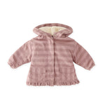 Pehr-Sherpa Lined Storm Jacket with Ruffle-Thistle Stripe-1