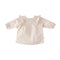 Ruffle Smock Bib Pehr Canada Stripes Away Rose Pink 6 - 12 mos. 
