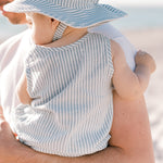 Pehr-Seersucker Bucket Hat-Marine Blue-Baby-5