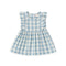 Checkmate Flutter Dress-Pond