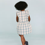 Checkmate Flutter Dress-Pond