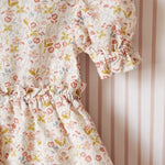 Pehr-Ruffle Puff Sleeve Dress-Floret-2