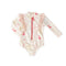 Swim Long Sleeve Ruffle One-Piece - Sea Bloom