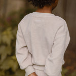 Teddy Fleece Kids Dropped Shoulder Sweatshirt Top Pehr Canada   