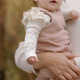 Pehr-Teddy Fleece Overall-Rose Pink-2