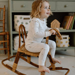 Pehr-Ribbed Baby Footless Sleeper-Over the Moon-4