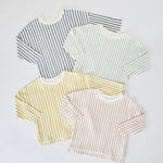 Pehr-Dropped Shoulder Long Sleeve Toddler Top-Stripes Away Peony-5