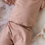 French Terry Matching Set-Soft Peony