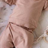 French Terry Matching Set-Soft Peony