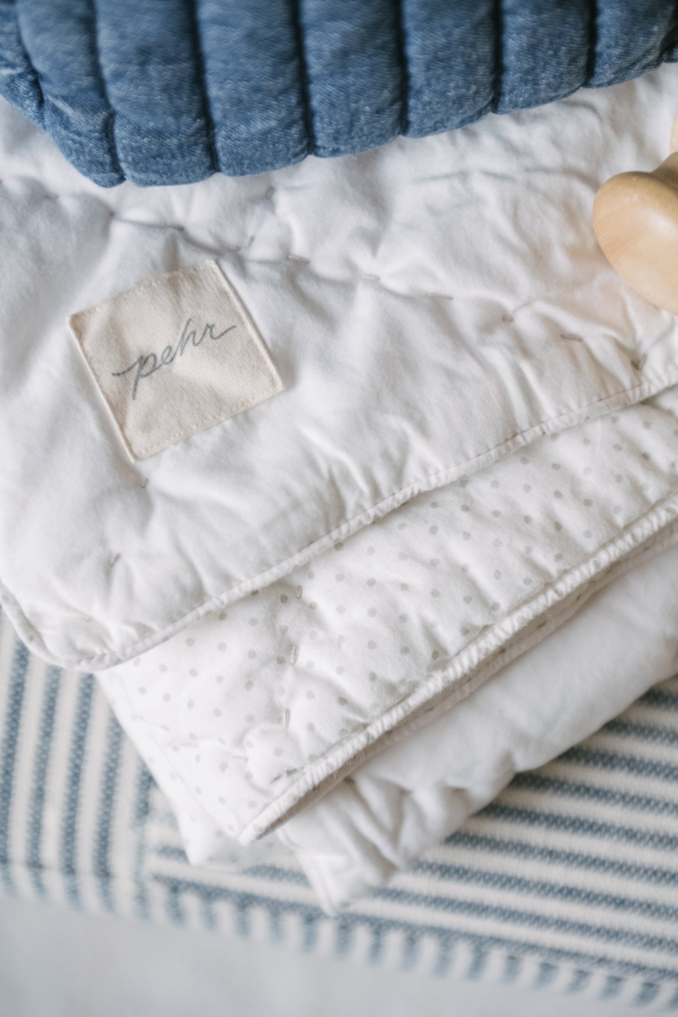 Pehr-Pin Dot Blanket- Pin Dot Pebble-5