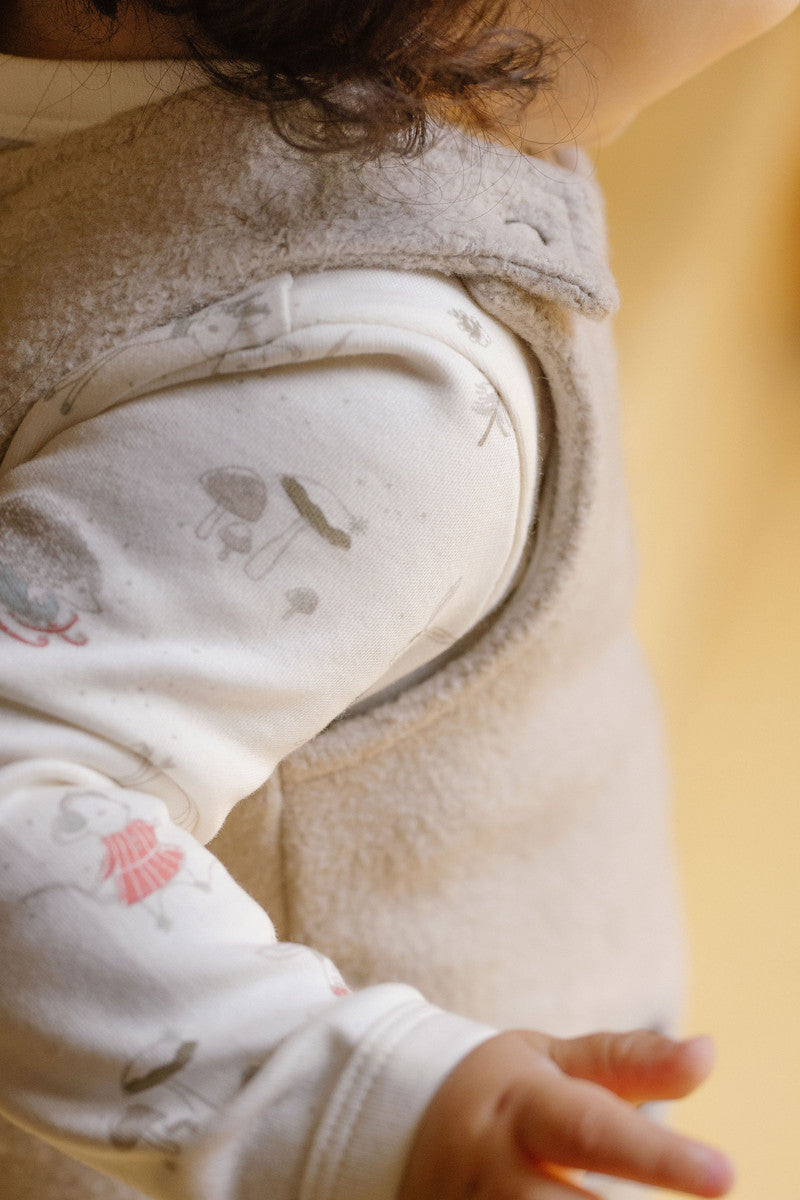 Pehr-Teddy Fleece Overall-Stone-4