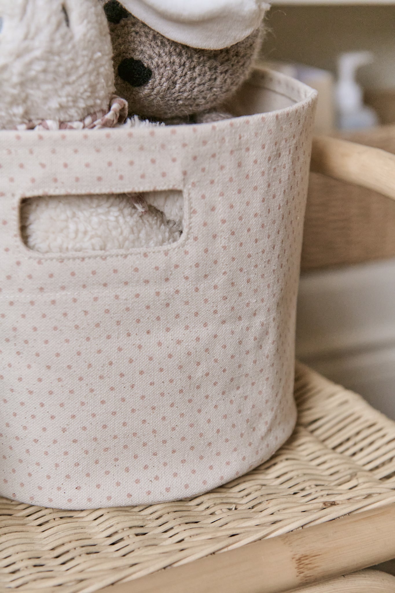 Printed Mini - Pin Dot Peony