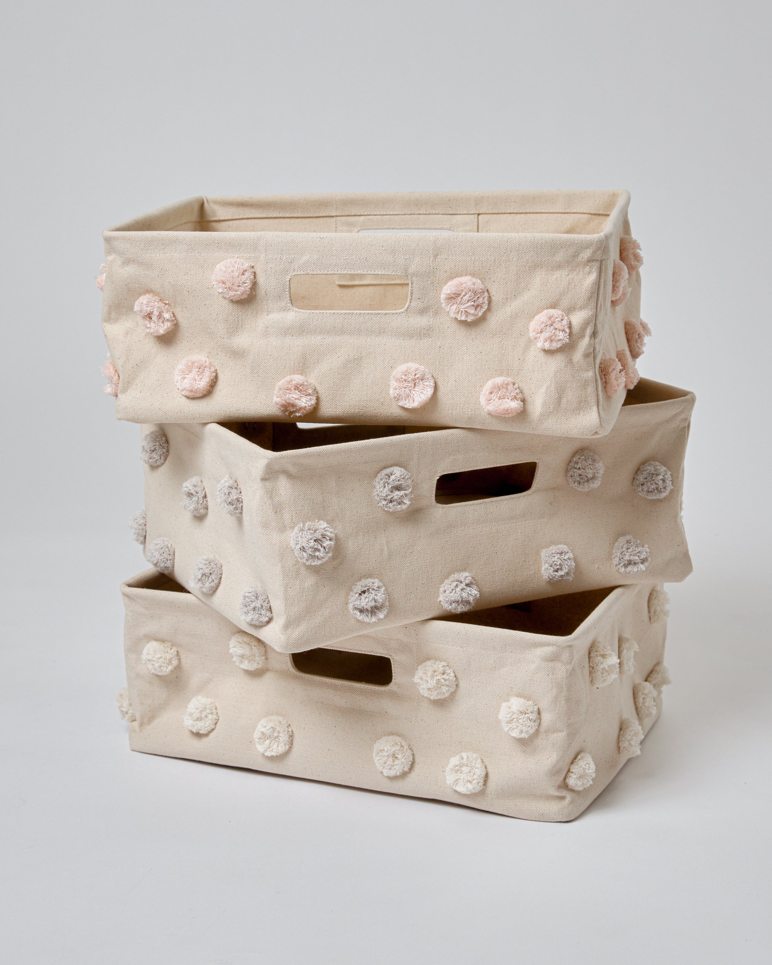 Pehr-Pom Pom Basket - Hideaway-Natural Small-6