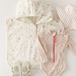 Pehr - Hooded Poncho Towel - Starfish- Baby-5