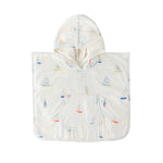 Hooded Poncho Towel - Set Sail