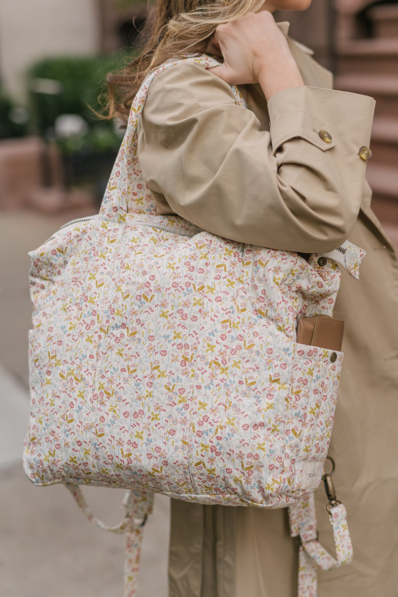 Convertible Diaper Bag - Floret