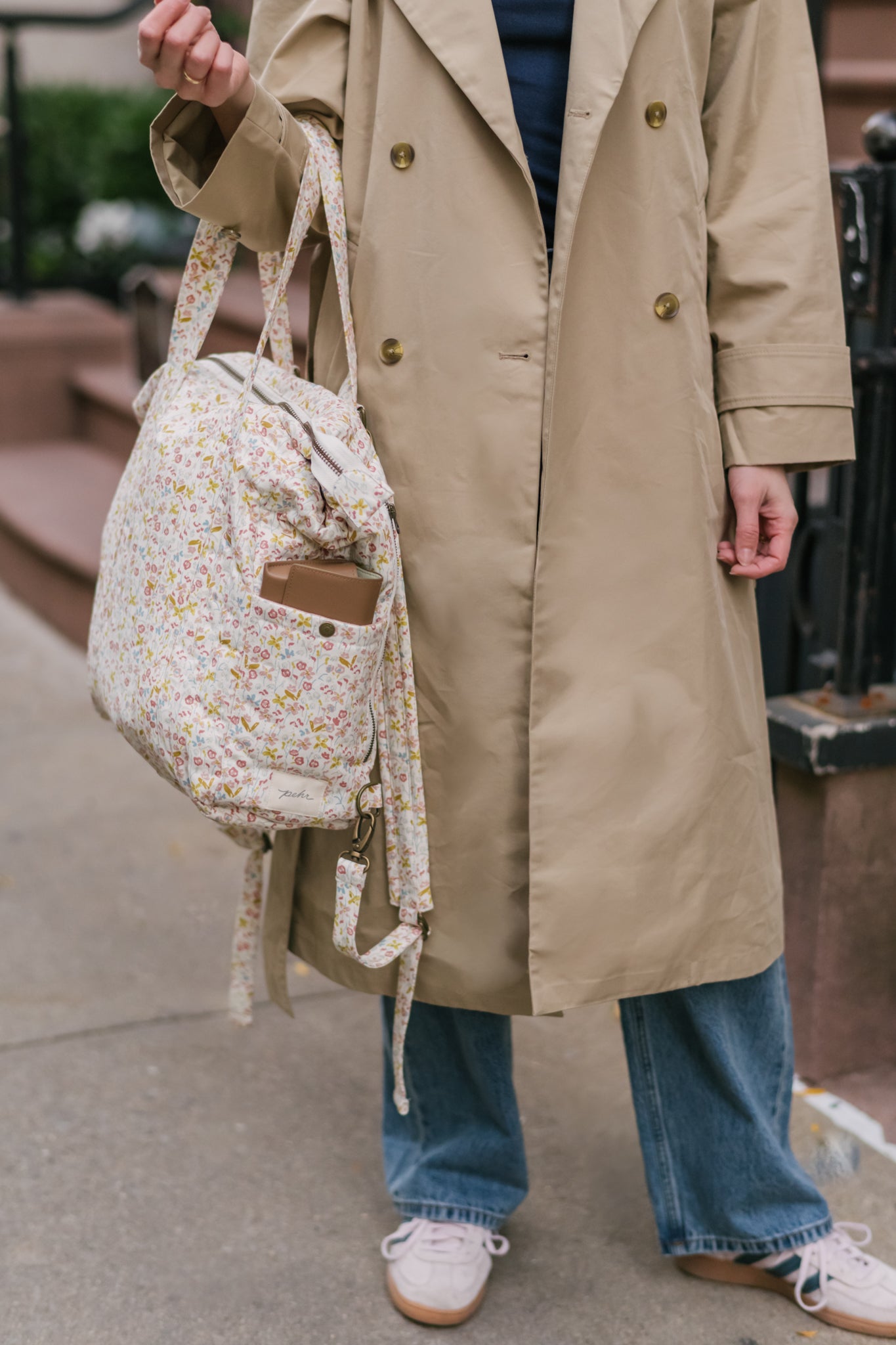 Convertible Diaper Bag - Floret