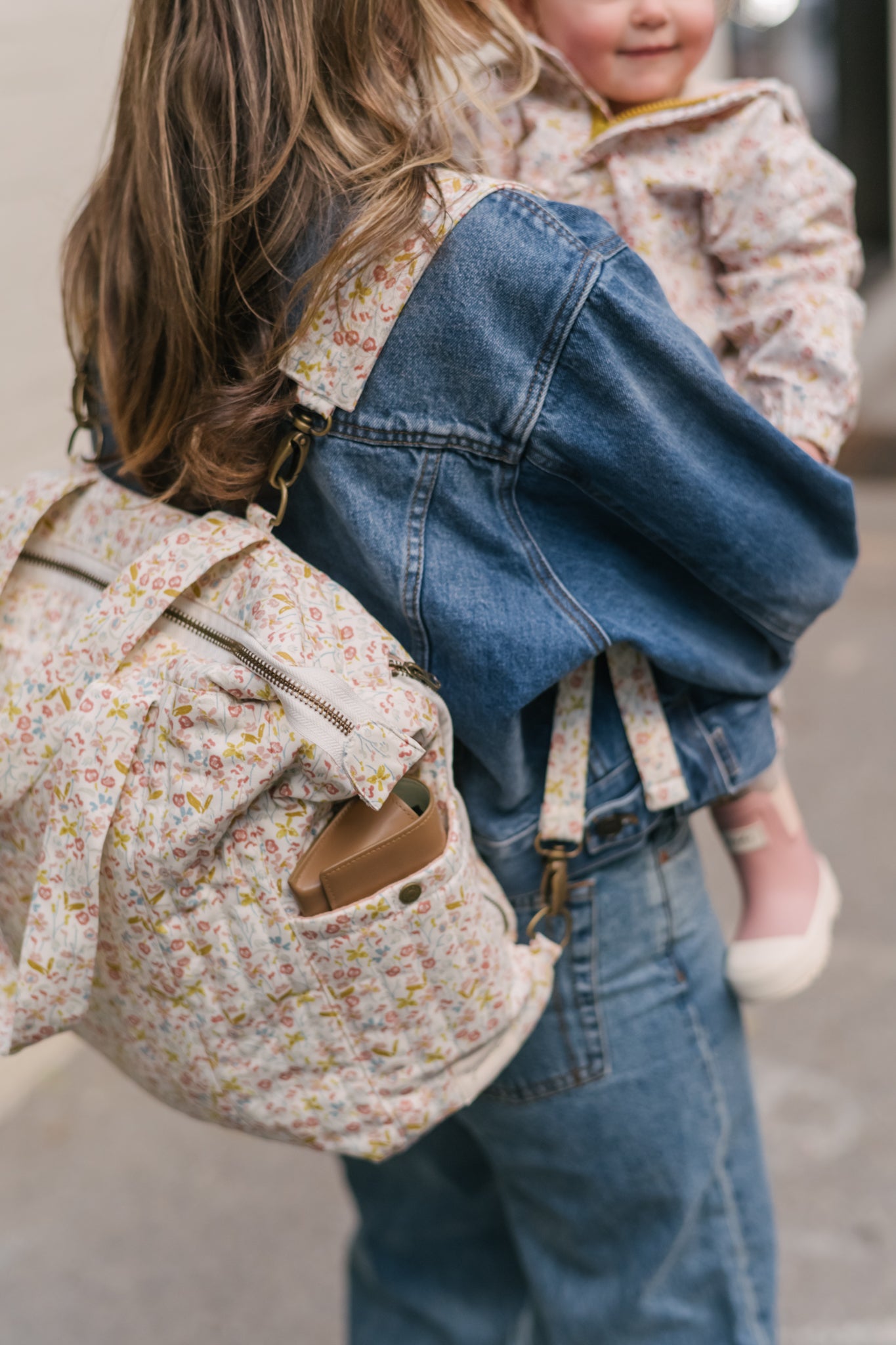 Convertible Diaper Bag - Floret