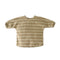 Water-Repellent Baby Smock - Moss Stripe