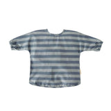 Water Repellent Baby Smock - Indigo Stripe