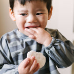 Water Repellent Baby Smock - Indigo Stripe