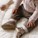 Pehr-Metallic Babble Bootie-Antique Bronze-3