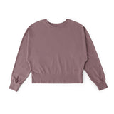 Pehr-Women's French Terry Sweatshirt-Plum-5