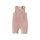 Pehr-French Terry Overalls- Soft Peony-1