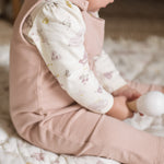 Pehr-French Terry Overalls- Soft Peony-3