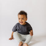 Pehr-Garment Dye T-shirt-Ink Blue-Toddler-2