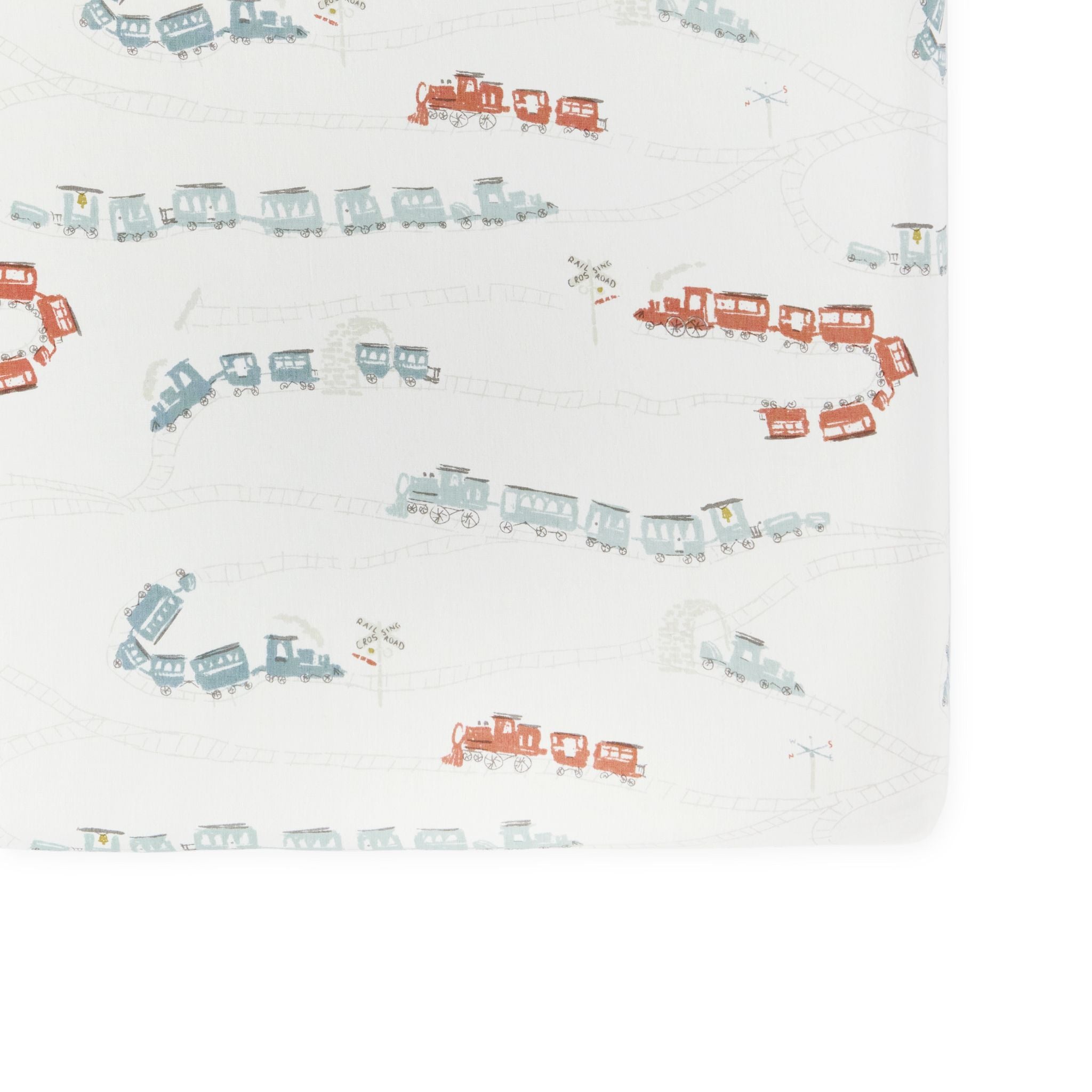 Pehr-Crib Sheet - Locomotive-1